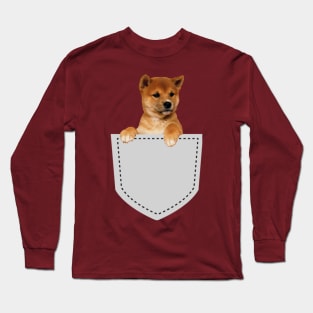 Pocket Puppy Long Sleeve T-Shirt